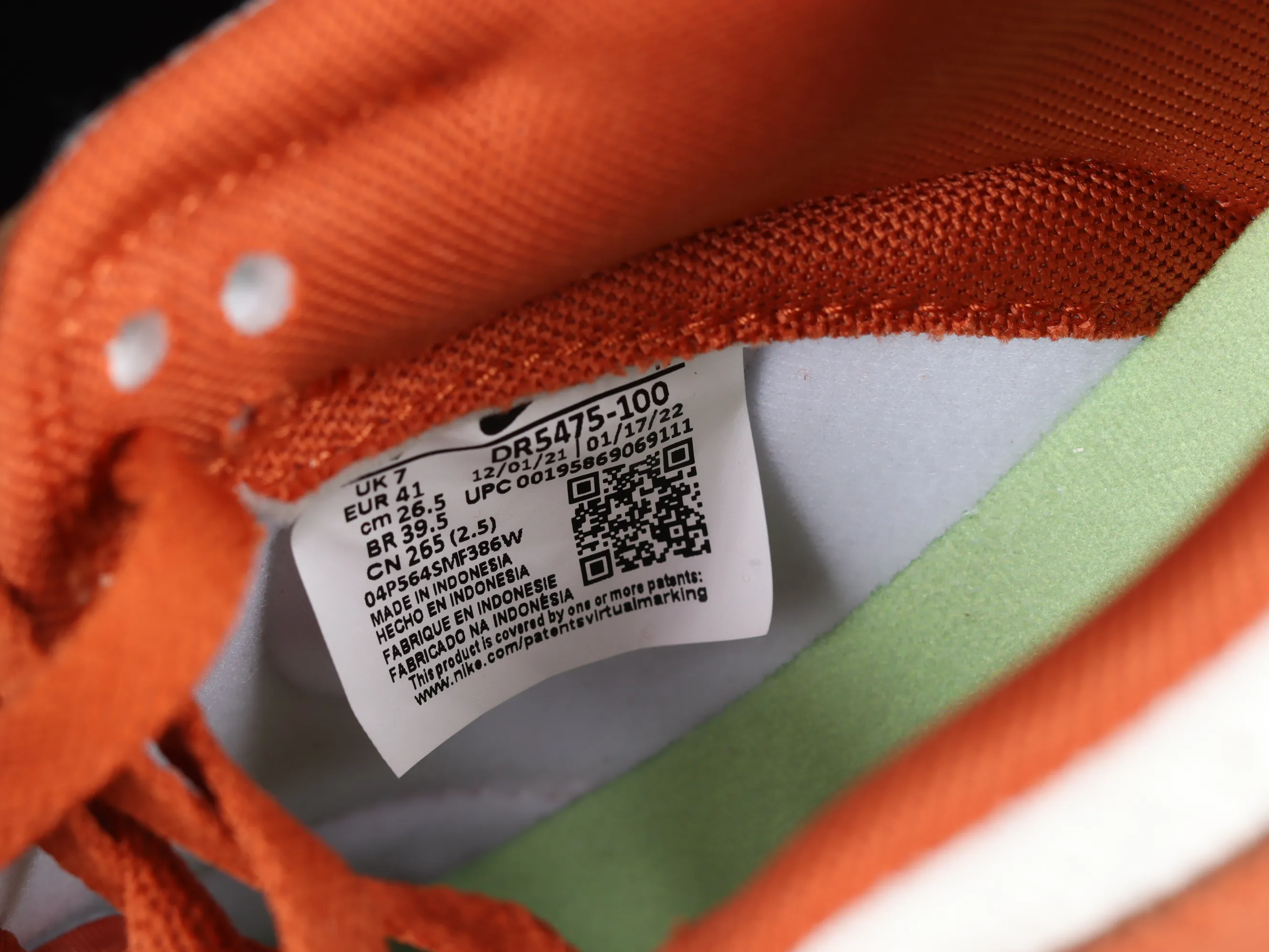 All categories Nk SB Dunk series Nk SB Dunk Low low-top sneakers J version Nk Dunk Low SE "Sun Club" white and orange SB low-top sports and leisure sneakers DR5475-100
